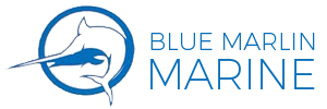 blue marlin marine logo